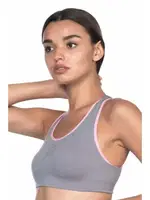 Seamless Double Toparlayıcı Büstiyer Sütyen Emay 4024 Gri Pembe farklı açı