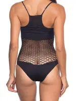 Seamless Fantezi Çıtçıtlı Bady Emay 5041 Siyah detay görünüm