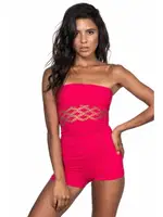 Seamless Fantezi Straplez Atlet Emay 5035 Fuşya görsel 5