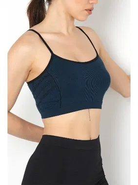 DOREMI Seamless Lacivert Kadın Spor Büstiyer Doremi 001-001201