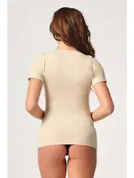 Seamless Yarım Kol Atlet Emay 5004 Ten görsel 5