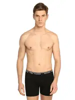 Erkek Likralı Boxer Seher Yıldızı 0060 Siyah