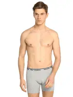 Erkek Likralı Boxer Seher Yıldızı 0060 Gri detay görünüm