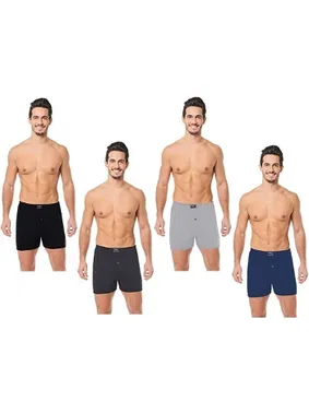 Seher Yıldızı Erkek Penye Düz Boxer Seher Yıldızı 0008 - Alternatif Görünüm