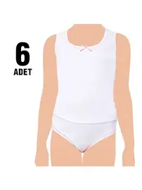 Seher Yıldızı Kız Çocuk Sütaşlı Takım 6'lı Seher Yıldızı 0043