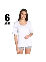 Seher Yıldızı Seher Kollu Kaşkorse Bayan Atlet 6Lı SKD0011