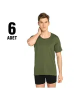 Renkli Penye Bisiklet Yaka Erkek Atlet 6'lı Seher Yıldızı 0002-R farklı açı