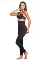 Selülit Önleyici Dikişsiz Tayt - 1 Beden Küçültür Emay 2045 Siyah detay görünüm