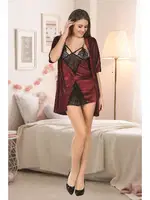 Bordo Kadife İkili Takım Sistina 1392 Bordo görsel 4