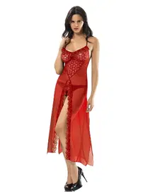 Sistina Uzun Transparan Fantazi Gecelik Sistina 222