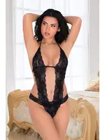 Siyah Dantelli Bodysuit Sistina 939 Görsel