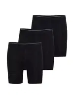 Siyah Erkek Boxer 3lü Paket 9683 BlackSpade Siyah