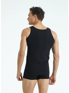 Black Spade Siyah Erkek Organik Atlet BlackSpade 9480  - Alternatif Görünüm