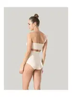 Slip Korse Lazer Kesim Silikonlu Miss Fit 14002 Beyaz görsel 7