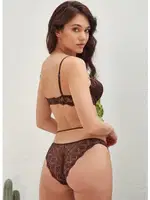 Sütyen ve Slip Takım Anıl 4819 Kahve detay görünüm