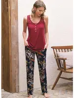 T-Shirt ve Pantolon Takım Anıl 9775 Bordo