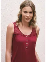 T-Shirt ve Pantolon Takım Anıl 9775 Bordo detay görünüm