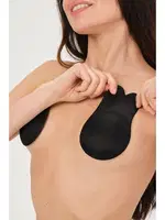 Tavşan Göğüs Dikleştirici Yapıştırma Sütyen Emay 110 Siyah detay görünüm