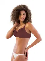 Emay 113 C Cup Balenli Toparlayıcı Sütyen 113C Bordo görsel 4