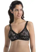 Emay Dantelli Toparlayıcı Sütyen 145 C CUP Siyah farklı açı