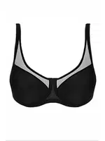 Tül Push Up Toparlayıcı Sütyen C Cup Emay 167 C Siyah görsel 4