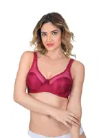 Emay 169 C CUP Basic Balenli Toparlayıcı Sütyen 169C Bordo görsel 5