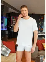 Tender Erkek Boxer Cotton Beyaz BlackSpade 9220  Beyaz detay görünüm