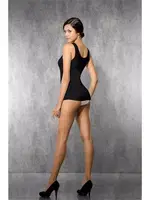 Transparan Askılı Büyük Beden Modal Atlet Doreanse 9370P Siyah görsel 4