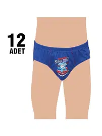 Tutku Erkek Çocuk Elestan Baskılı Slip Külot Tutku 0138 - 12 Adet