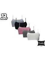 Kız Çocuk Elestan Alıştırma Sütyen 12'li Tutku 0844 Asorti