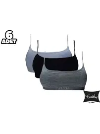 Tutku Kız Çocuk Pedli Alıştırma Sütyen 6'lı Tutku 0847