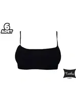 Kız Çocuk Pedli Alıştırma Sütyen 6'lı Tutku 0847 Siyah görsel 4