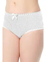 Puantiyeli Kadın Bato Tutku 0933 - 12 Adet Beyaz