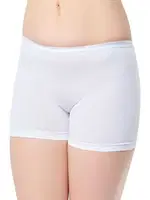 Kadın Pantolon %100 Pamuk Boxer Külot Tutku 0154 - 6 Adet Beyaz