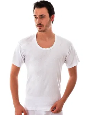 Tutku Bisiklet Yaka %100 Pamuk Erkek Ribana Atlet Tutku 0104 - 6 Adet - Alternatif Görünüm