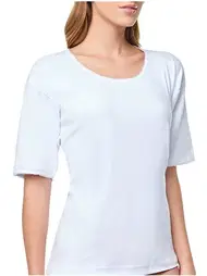 Tutku Kaşkorse Kadın %100 Pamuk Bisiklet Yaka Atlet Tutku 0141 - 6 Adet