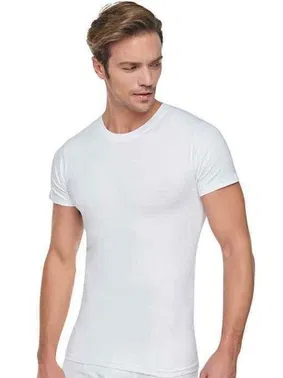 Tutku Beyaz Sıfır Yaka Erkek Penye Atlet Tutku 0105 - 6 Adet