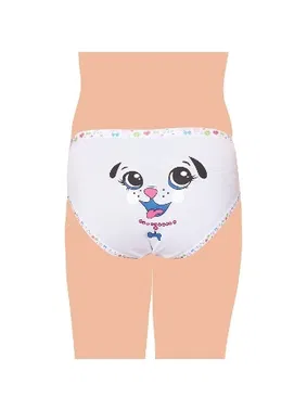 Tutku Arkası Baskılı Elestan Kız Çocuk Slip Külot 12Li Tutku 0833