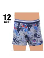 Tutku Empirme Erkek Çocuk Boxer 0254 - 12 Adet