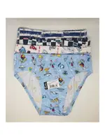 Empirme Likralı %100 Pamuk Erkek Çocuk Slip Tutku Külot 0255 - 12 Adet Asorti görsel 4