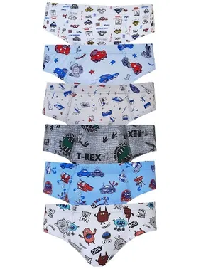 Tutku Empirme Likralı %100 Pamuk Erkek Çocuk Slip Tutku Külot 0255 - 12 Adet