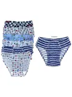 Empirme Likralı %100 Pamuk Erkek Çocuk Slip Tutku Külot 0255 - 12 Adet Asorti detay görünüm