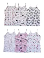 Tutku Elestan Empirme Kız İp Askılı Atlet 6Llı Asorti detay görünüm