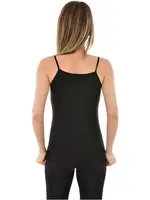 Kadın İp Askılı Atlet Tutku 0146 Siyah görsel 4