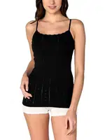 Tutku İp Askılı Jakarlı Bayan Atlet 0200 - 6 Adet görsel 4