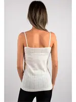 Tutku İp Askılı Jakarlı Bayan Atlet 0200 - 6 Adet Beyaz detay görünüm