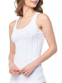 Tutku Kalın Askılı %100 Pamuk Jakarlı Kadın Atlet Tutku 0201 - 6 Adet