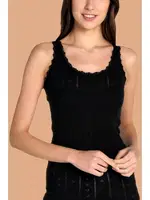 Kalın Askılı %100 Pamuk Jakarlı Kadın Atlet Tutku 0201 - 6 Adet Siyah görsel 4