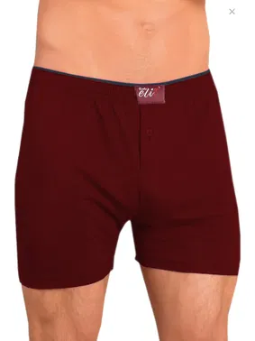 Tutku Elit Tutku Elit Havlu Bel %100 Pamuk Erkek Penye Düz Boxer 1101 - Alternatif Görünüm