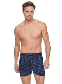 Tutku Elit % 100 Pamuk Havlu Bel Erkek Penye Desenli Boxer Tutku Elit 1102